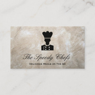 Koch   Catering Delivery Services Business Card Visitenkarte