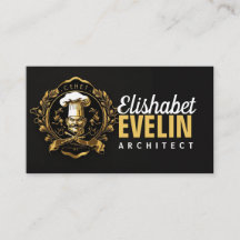 Koch Catering Gold Modernes Black Capung657