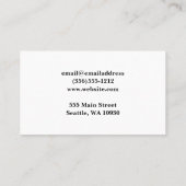 Koch-Catering-Logo | Banketteinstellung Visitenkarte (Rückseite)