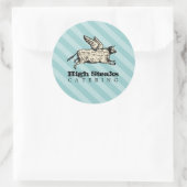 Koch Catering Runder Aufkleber (Tasche)