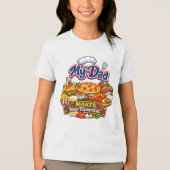 Koch / Chef Tri-Blend Shirt (Vorderseite)