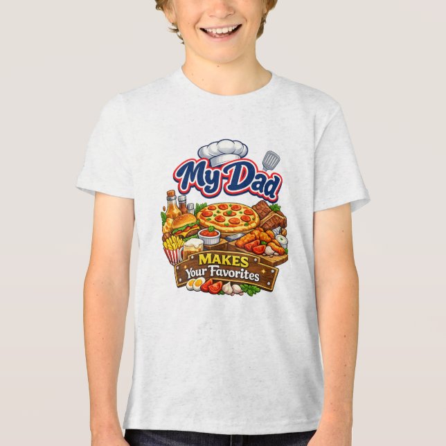 Koch / Chef Tri-Blend Shirt (Vorderseite)