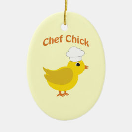Koch Chick Keramikornament