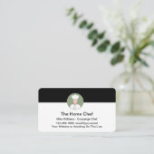 Koch Cook Cooking Theme Business Cards Visitenkarte (Stehend Vorderseite)