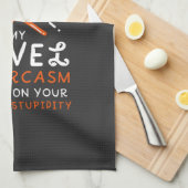 Koch Cook Funny Gift Geschirrtuch (Viertel Falte)