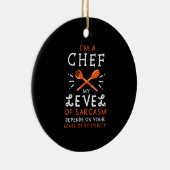 Koch Cook Funny Gift Keramik Ornament (Rechts)