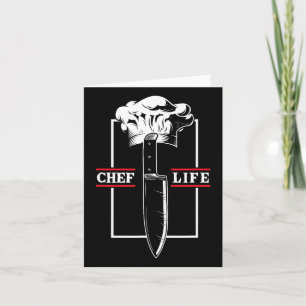 Koch Cook Life Knife Restaurant Küche Culin Karte