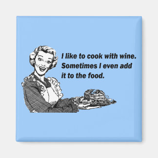 Koch & Cook Spaß - Kochen mit Wein Magnet