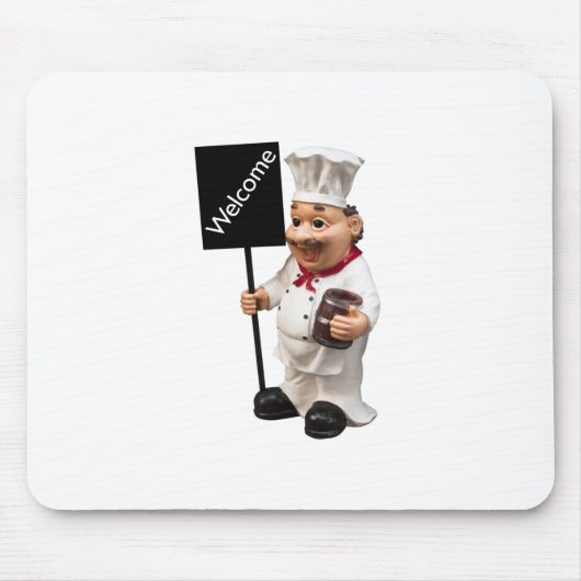 Koch Cook - WELCOME Menükarte Mousepad (Vorne)