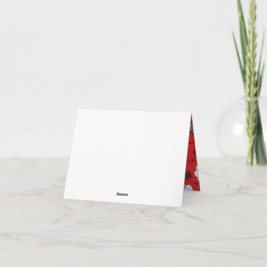 Koch Cooking Kindergeburtstag Party Karte (Rückseite)