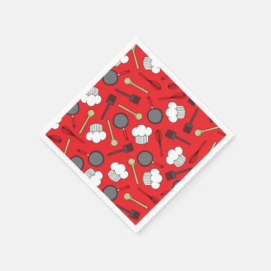 Koch Cooking Kindergeburtstag Party Serviette (Ecke)