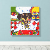 KOCH DACKEL LEINWANDDRUCK (Insitu (Holzboden))