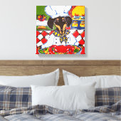 KOCH DACKEL LEINWANDDRUCK (Insitu (Schlafzimmer))