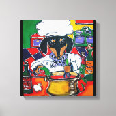 KOCH DACKEL LEINWANDDRUCK (Vorderseite)