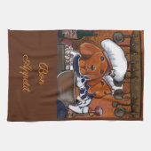 KOCH-DACKELN GESCHIRRTUCH (Horizontal)