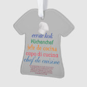 Koch de Cuisine Ornament (Vorderseite)