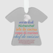 Koch de Cuisine Ornament (Rückseite)