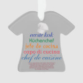 Koch de Cuisine Ornament (Vorderseite)