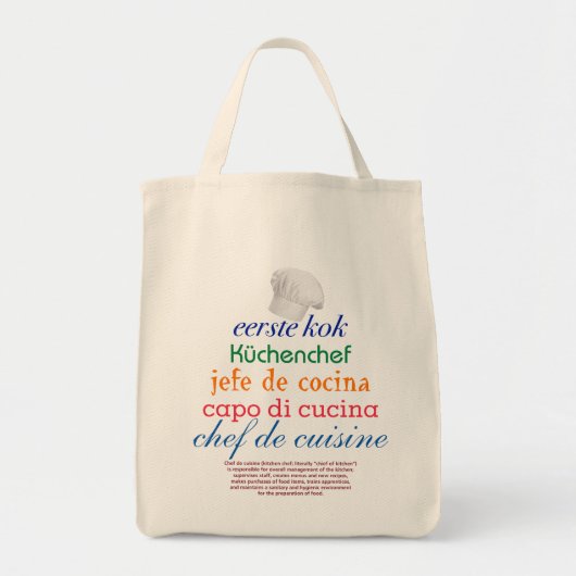 Koch de Cuisine Tragetasche (Vorne)