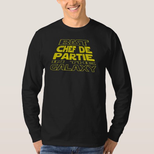 Koch De partie Space Backside Design T-Shirt (Vorderseite)
