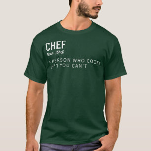 Koch Definition Funny Cooking Cook Geschenk T-Shirt