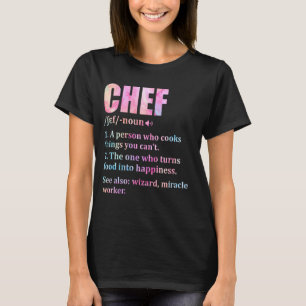 Koch Definition Kochkunst Küche Funny Cook Sprichw T-Shirt