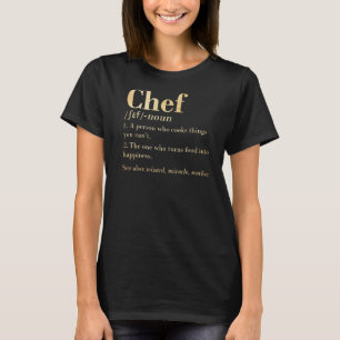 Koch Definition Line Sprichwort Kochen Kochen Köch T-Shirt