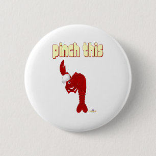 Koch der Roten Hummer Button