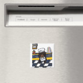 Koch der schwarzen Dackel Magnet (In Situ (Geschirrspüler))