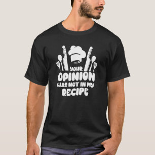 Koch Design für Männer Frauen Kochen Lauf C T-Shirt