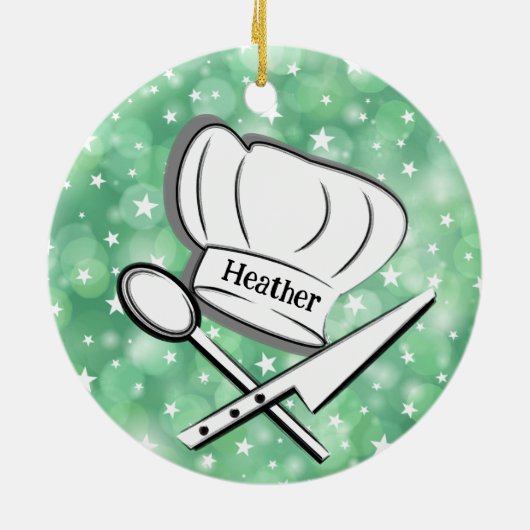 Koch Design Keramik Ornament (Hinten)