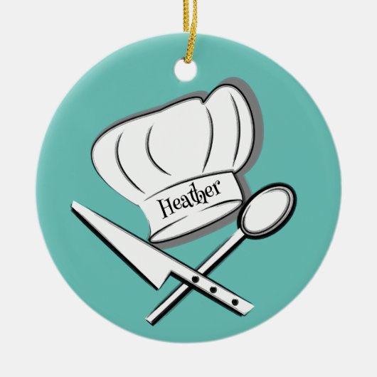 Koch Design Keramik Ornament (Vorne)