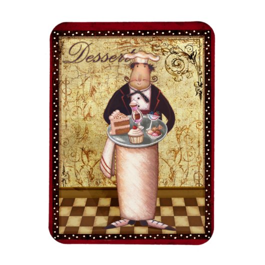 Koch Dessert Magnet (Vertikal)