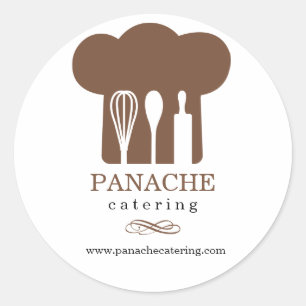 Koch, die Werbeaufkleber haben Runder Aufkleber