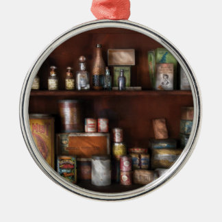 Koch - Dosen - Rum und Tabak Silbernes Ornament