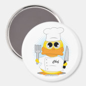 Koch Duck Magnet (Vorderseite/Rückseite)