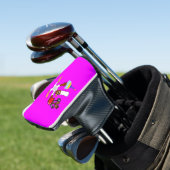 Koch Ducky Kazoo Pink Magenta Golf Head Cover Golf Headcover (In Situ)