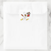 Koch Ducky Kazoo Quadratischer Aufkleber (Tasche)