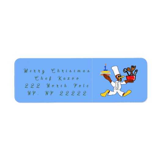 Koch Ducky Kazoo Rücksendeadresse (Vorne)