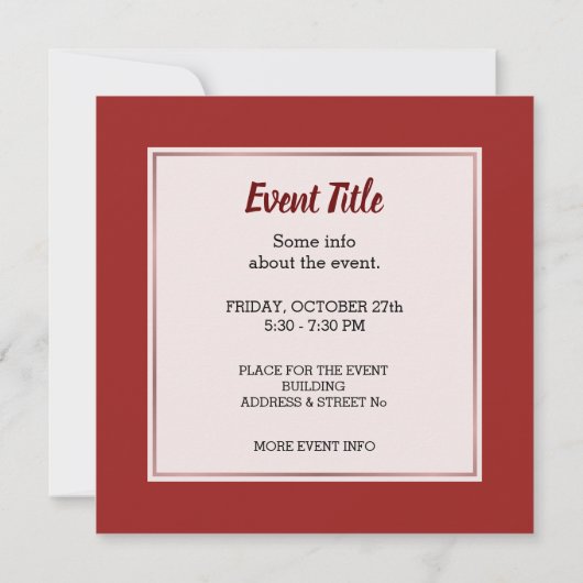 Koch Einladung (Rückseite)