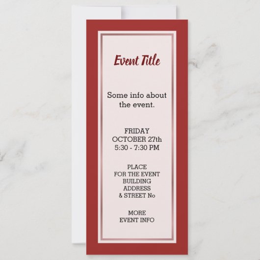 Koch Einladung (Rückseite)