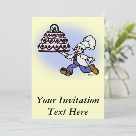 Koch Einladung (Stehend Vorderseite)