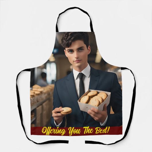 Koch elegante Touch Schürze (Vorderseite)