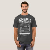 Koch Ernährung Fakten Coole Koch T-Shirt Geschenk (Vorne ganz)