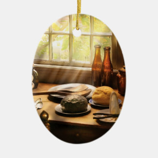 Koch - Essen - Bereit für die Gäste Keramik Ornament