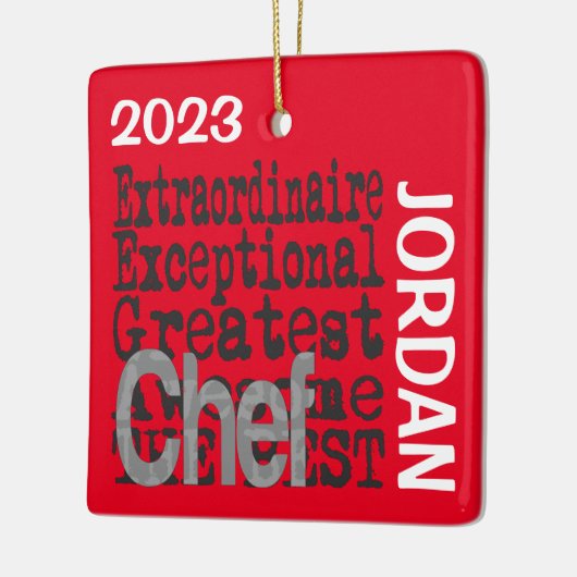 Koch Extraordinaire CUSTOM Keramikornament (Links)