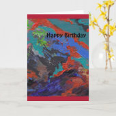 Koch, Feinschmecker oder Koch Karte (Gelbe Blume)