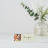 Koch/Feinschmecker/Rezepte/Social Media Business C Mini Visitenkarte (Stehend Vorderseite)