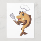 Koch Fischen und Kochen Schweiß Flyer (Vorne)