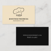 Koch Food Catering Service Beruflich Visitenkarte (Vorne/Hinten)